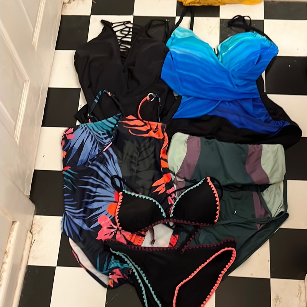 Bundle of 5 Colorful Swimsuit Collection